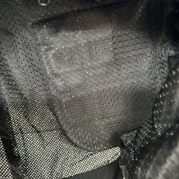 Black Brand Armored Motorcycle Jacket Mens 3XL Black Mesh Nylon Back Elbow - Picture 7 of 16